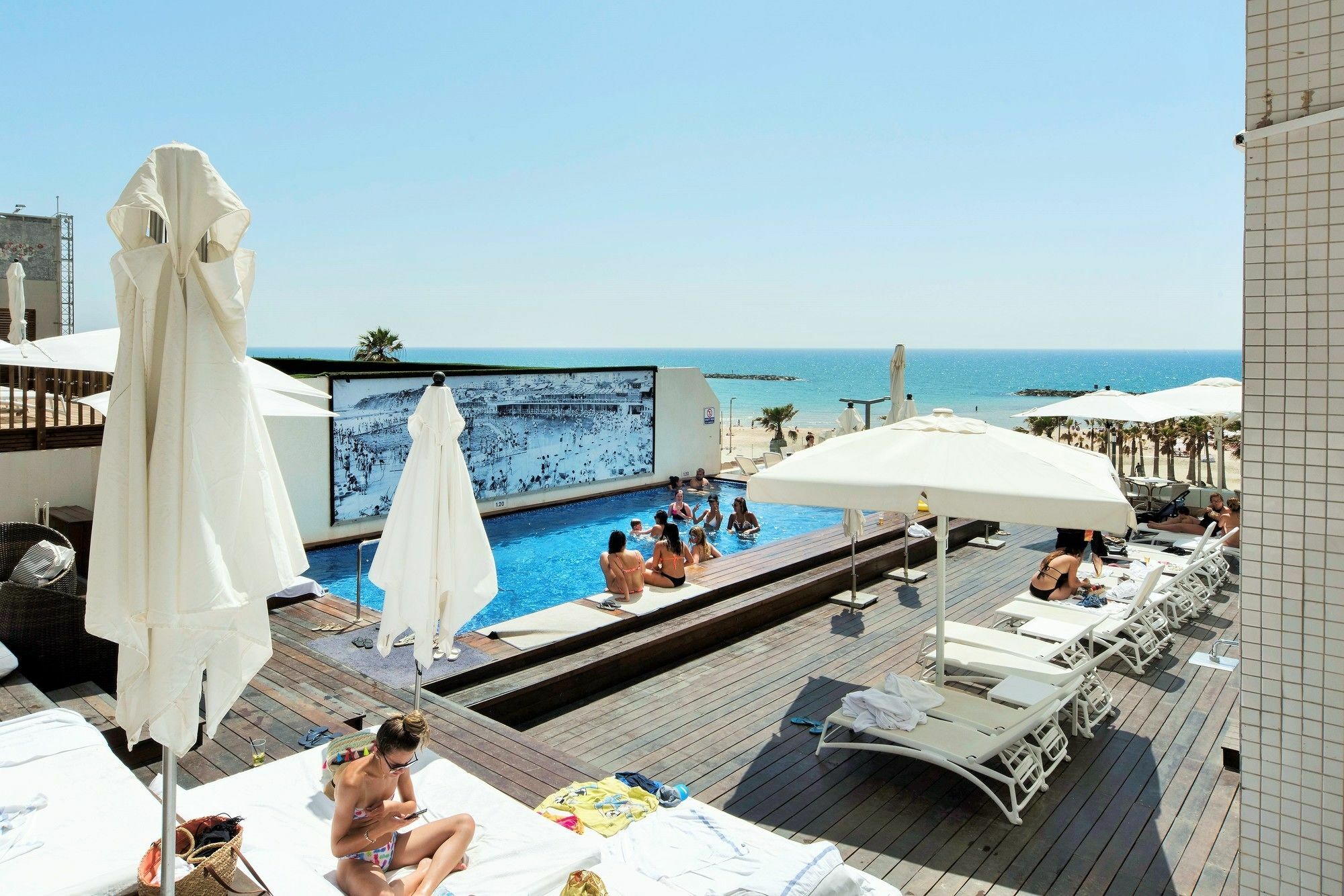 Excellent Beachfront Apt W/ Pool Access By Sea N' Rent Tel Aviv Exterior foto